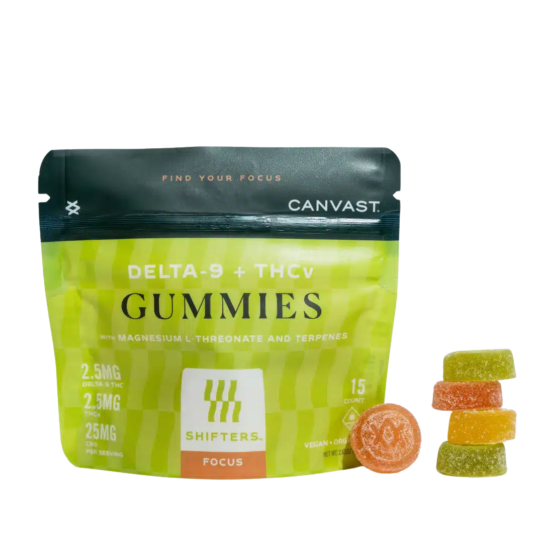 Shifters™ Focus Microdose Gummies by Canvast Supply Co. (15 CT)