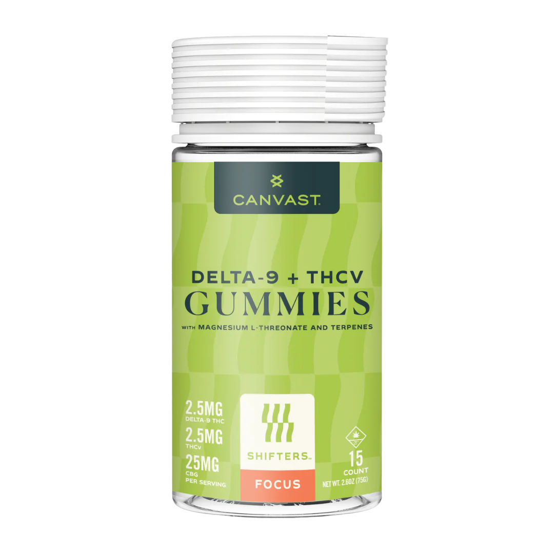 Shifters™ Focus Microdose Gummies by Canvast Supply Co. (15 CT)
