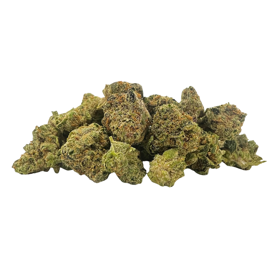 Sour Guava Pie Hybrid Strain — fruity citrus aroma, tropical flavor, and euphoric effects. Buy THCa flower online with fast shipping & delivery.