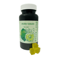 Sticky Tomato’s Key Lime Delta-9 Gummies offer tangy citrus flavor and 7.5mg Delta-9 THC per gummy for uplifting, soothing effects. Made in Nashville.