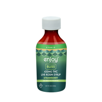 Strawberry Bliss Live Rosin Syrup by Enjoy Hemp (1 Bottle) 420 MG THC