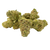 Strawberry Cough Premium Smalls – sativa strain with sweet strawberry flavor, peppery exhale, uplifting effects, and frosty neon green buds.