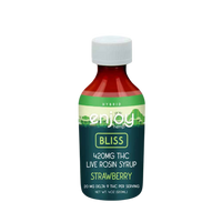 Strawberry Bliss Live Rosin Syrup by Enjoy Hemp (1 Bottle) 420 MG THC