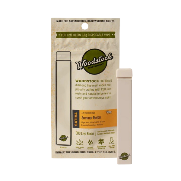 Summer Melon CBD Live Resin 2g Vape by Wildwood
