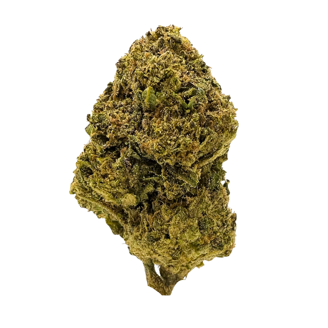 Sunset Sherbet indica THCa flower with sweet berry citrus aroma. Shop THCa flower online with fast nationwide shipping or Nashville delivery.