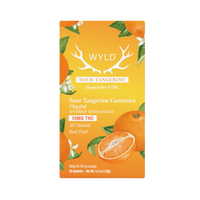 WYLD Sour Tangerine Hybrid Enhanced THC Gummies (30 CT) 300 MG THC