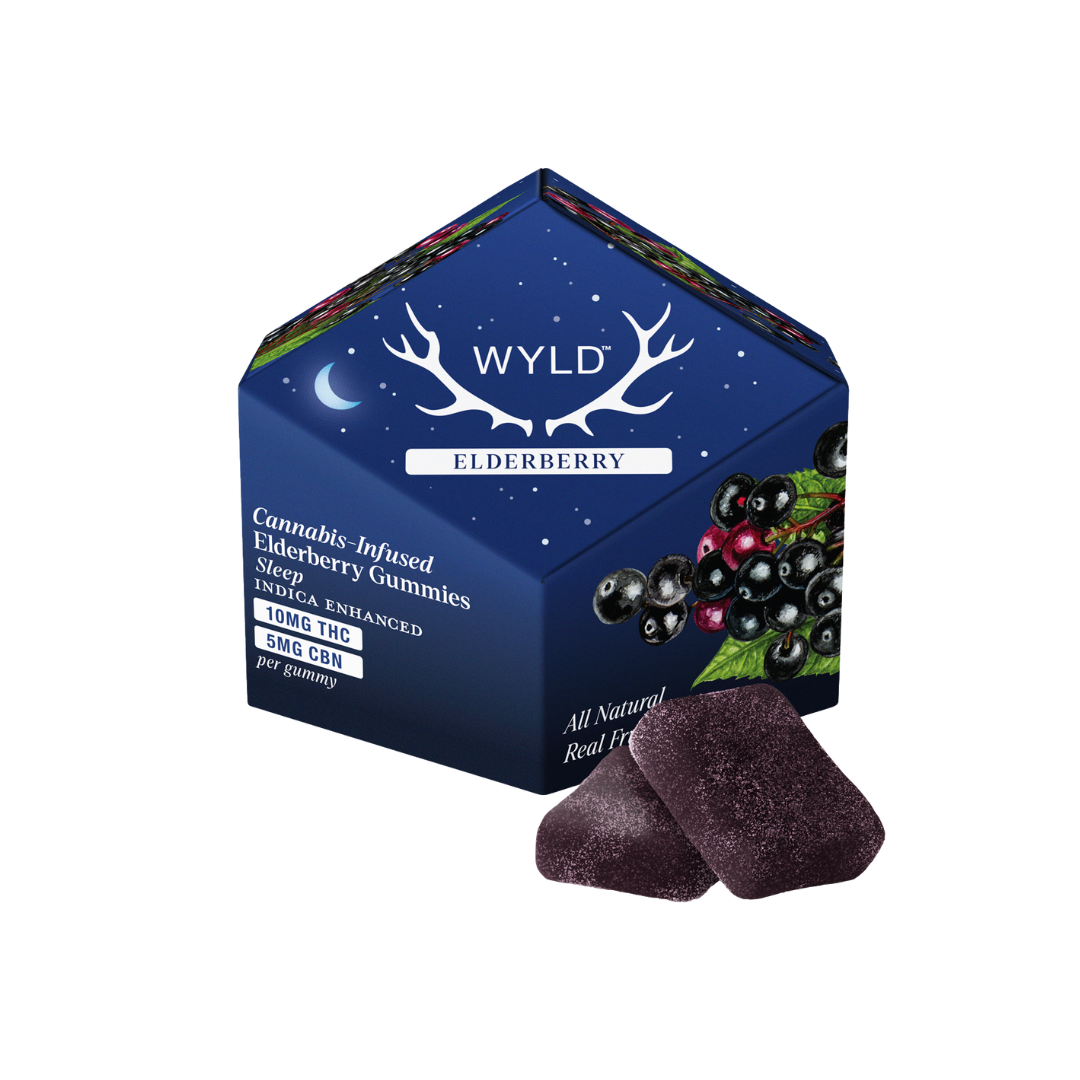WYLD Elderberry THC + CBN edibles now available in Nashville. Shop WYLD gummies online with fast, discreet nationwide shipping.