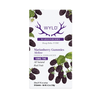 WYLD Marionberry Indica 30CT THC gummies, calming and flavorful. Shop edibles online or get Nashville delivery.