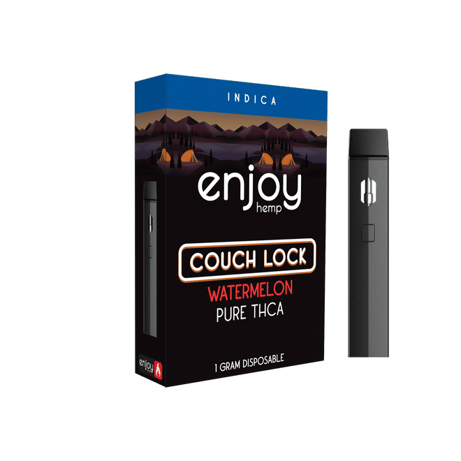 Watermelon (Couch Lock) Pure THCA Disposable Vape by Enjoy Hemp 1ML