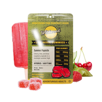 Try Wildwood Summer Popsicle Hybrid Gummies. Cherry, lime, and raspberry flavors with 20mg THC—perfect for anytime elevation.