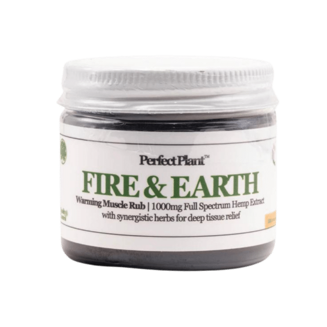 Fire & Earth by Perfect Plant | Warming Muscle Rub | 2 oz