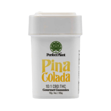 Pina Colada Microdose 10:1 CBD Gummies by Perfect Plant. On-demand delivery by Consider It Flowers.