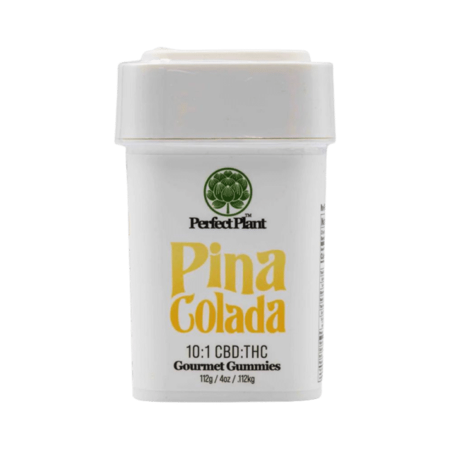 Pina Colada Microdose 10:1 CBD Gummies by Perfect Plant. On-demand delivery by Consider It Flowers.