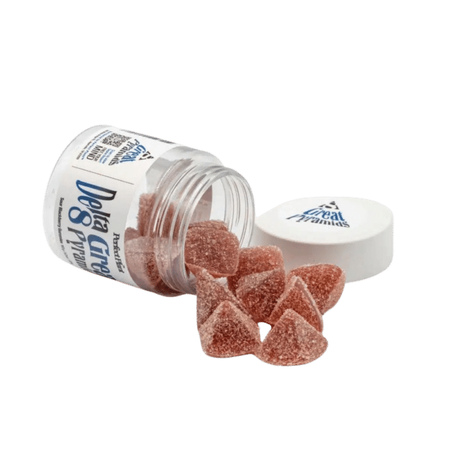 Sour Blackberry Great Pyramids Delta-8 Gummies made by Perfect Plant. Get THC Gummies delivered by Consider It Flowers.