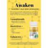 Awaken Capsule by Frontier Hemp | 60 Count|  Supplement Blend of Cannabinoids, Bio Actives, and Enhancers | To Boost Energy and Manage Anxiety | Non-psychoactive