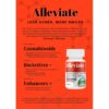 Alleviate Capsule by Frontier Hemp | 60 Count | Supplement Blend of Cannabinoids, Bio Actives, and Enhancers | To Boost Antioxidants That May Reduce Inflammation | Non-psychoactive