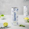 Mint Mojito with Lime by Better Than Booze | Non-alcoholic, Infused with CBD & THC | 4Pack | Gluten Free, Vegan, Low Calorie