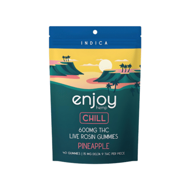 Chill 15mg Live Rosin Gummies by Enjoy Hemp. Delivered by Consider It Flowers.