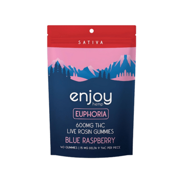 Euphoria 15mg Live Rosin Gummies by Enjoy Hemp. Delivered by Consider It Flowers.