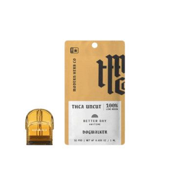 Pure THCA live resin for Dogwalker effects. Replaceable pod by Modern Herb Co. Shop now!