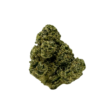 RS-11 THCA flower: fruity, tangy hybrid. Relaxing calm and mental clarity. Dense green nugs, sticky trichomes. Sweet, citrus flavor.