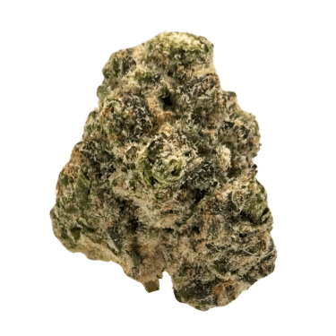 Sherbert strain: bright-green, dense, oblong-shaped nugs with creamy, fruity flavors of tangerine and strawberry cake. Sweet taste, potent effects.