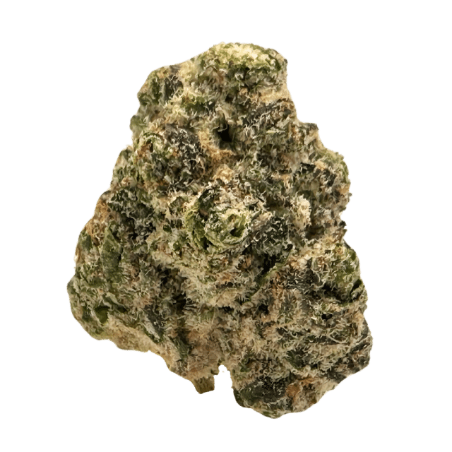 Sherbert strain: bright-green, dense, oblong-shaped nugs with creamy, fruity flavors of tangerine and strawberry cake. Sweet taste, potent effects.