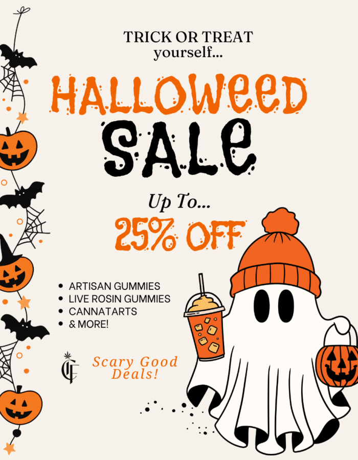 Stock up on cannabis edibles at a discount this Halloween! Shop now!