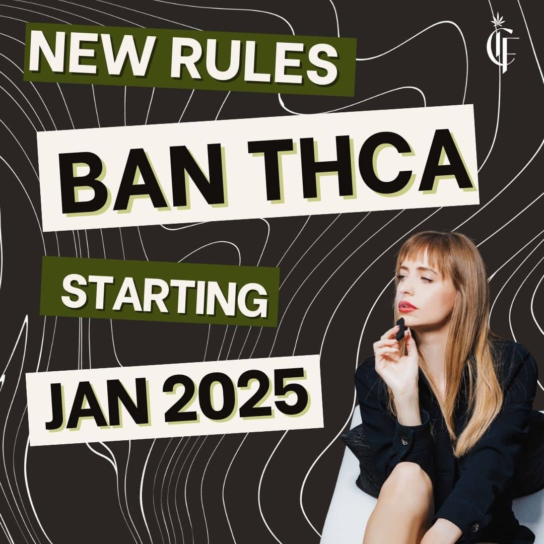 New Tennessee rules will ban the sale of THCA flower, vapes, and smokable products in 2025. Retailers can sell THCA through the end of 2024.