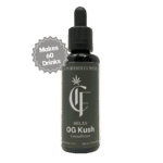 OG Kush CannaBitters deliver relaxing, earthy indica effects in THC drinks. Perfect for cozy evenings. One bottle makes 60 drinks.