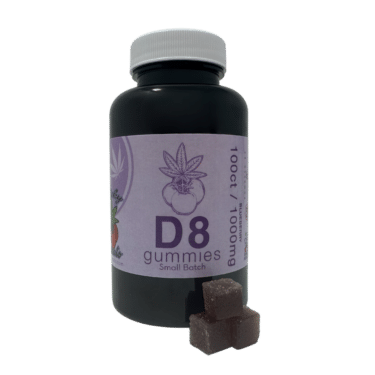 Sticky Tomato’s Blueberry Delta-8 Gummies offer sweet blueberry flavor and calming, indica-like effects. Made in Nashville by Craft Cannabis.