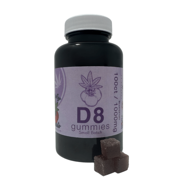 Sticky Tomato’s Blueberry Delta-8 Gummies offer sweet blueberry flavor and calming, indica-like effects. Made in Nashville by Craft Cannabis.