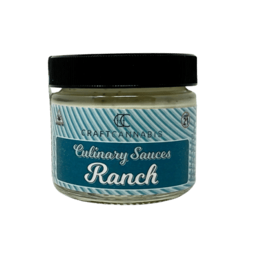 THC-Infused Buttermilk Ranch by Craft Cannabis offers creamy, tangy flavor with 5mg THC per 2 fl oz serving. It’s the same ranch served at Buds & Brews.