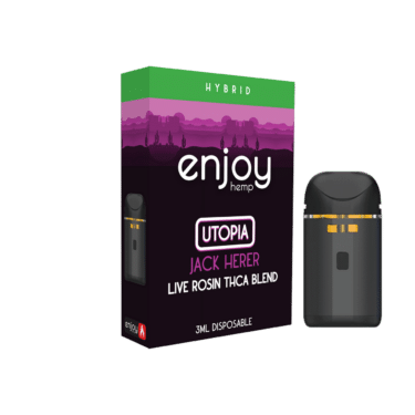 Legal THCA Live Rosin Vape - Enjoy Hemp's premium Jack Herer blend available online