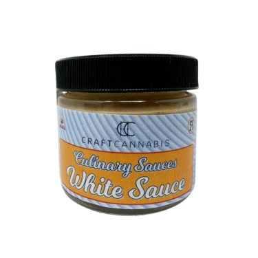 THC-Infused White Sauce by Craft Cannabis offers bold flavor and 5mg THC per serving. Served at Buds & Brews. Get delivery today!